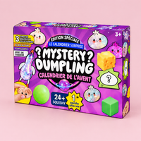 Calendrier de l'Avent Mystery Dumpling CALENDOUX, 24+ squishys