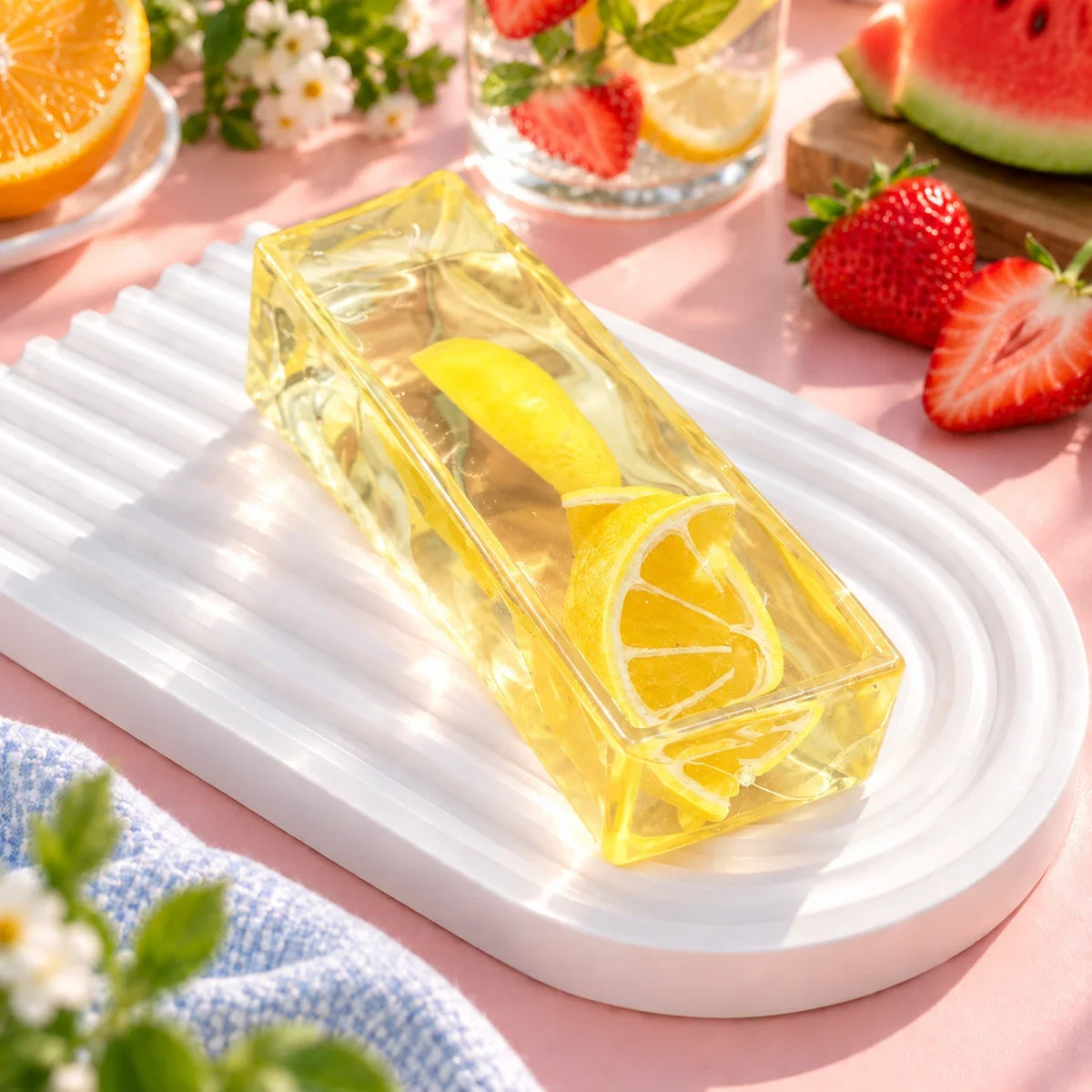 Squishy barre fruitée citron